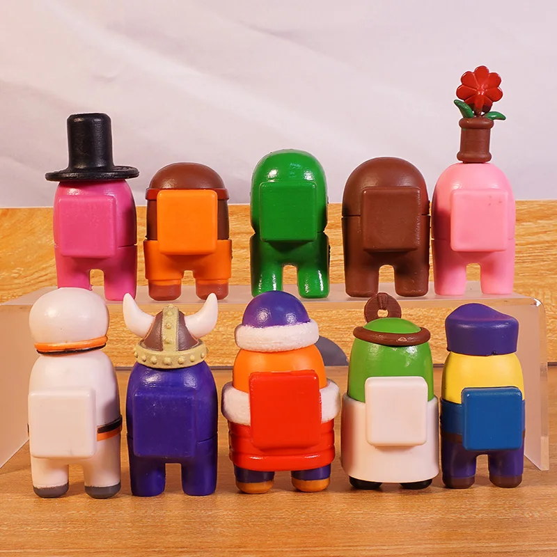 Hot Game Among PVC Action Figures Model Toys Computer Desktop Dolls For Children Gifts Hot Game Among PVC Action Figures Model Toys Computer Desktop Dolls For Children Gifts