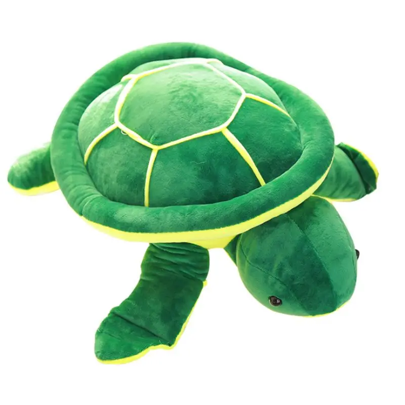 

Dorimytrader Pop Simulation Animal Turtle Plush Doll Stuffed Soft Green Tortoise Toy Animals Pillow Gift for Kids 80cm 31inch