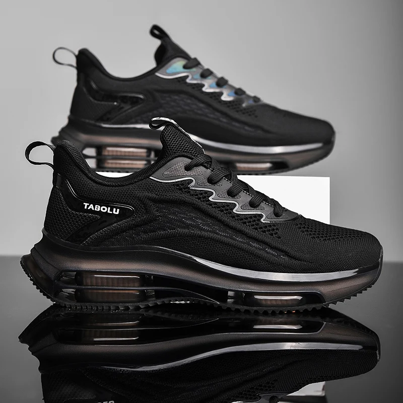 Men's Sports Shoes Casual Fashion Air Cushion Adult Lace-up Running Sneakers Non-slip Comfortable Mens Gym Shoes 
Men's Sports Shoes Casual Fashion Air Cushion Adult Lace-up Running Sneakers Non-slip Comfortable Mens Gym Shoes