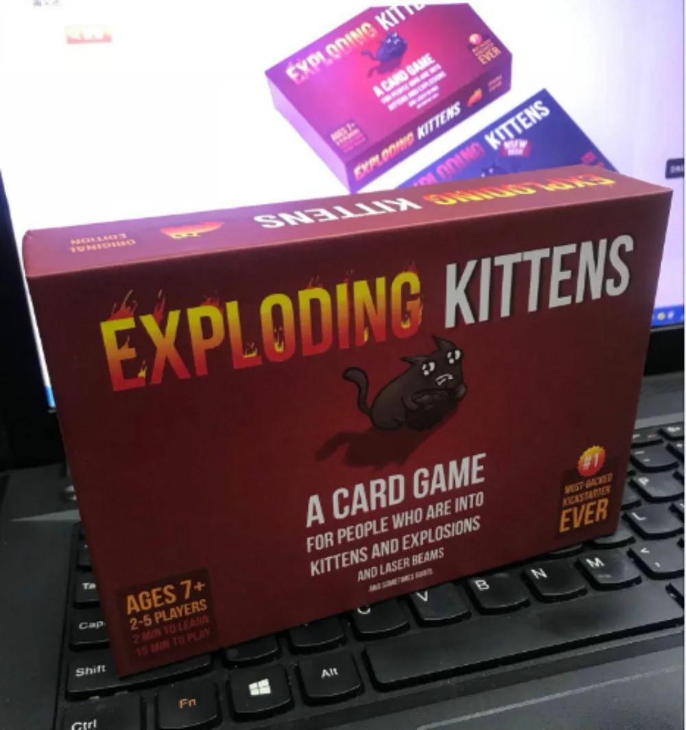 English and French Kitten Original Edition NSFW Edition Family Party Strategy explode fun for Board Games Cards Toy
English and French Kitten Original Edition NSFW Edition Family Party Strategy explode fun for Board Games Cards Toy