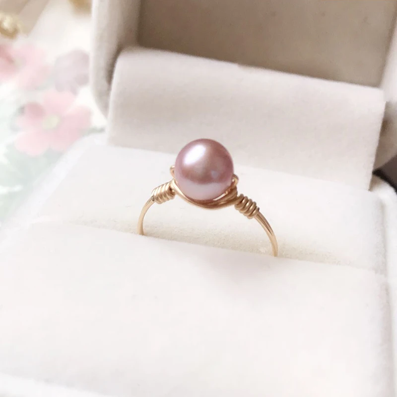 8MM Natural Purple Pearl Rings Gold Knuckle Ring Handmade Jewelry Mujer Boho Bague Femme Minimalism Boho Ring for Women
8MM Natural Purple Pearl Rings Gold Knuckle Ring Handmade Jewelry Mujer Boho Bague Femme Minimalism Boho Ring for Women