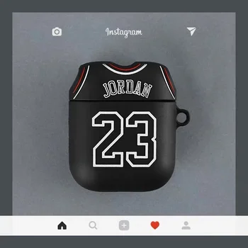 Silica Bluetooth Earphone Case Chicago Bull 23 Jordan for Apple Airpods Case Wireless Headphone Set Cover for airpods 1/2
Silica Bluetooth Earphone Case Chicago Bull 23 Jordan for Apple Airpods Case Wireless Headphone Set Cover for airpods 1/2