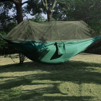 Single Person Portable Outdoor Camping Hammock With Mosquito Net 8pc accessories Adult Sleeping Bed Picnic Hanging Bed Hammock
Single Person Portable Outdoor Camping Hammock With Mosquito Net 8pc accessories Adult Sleeping Bed Picnic Hanging Bed Hammock