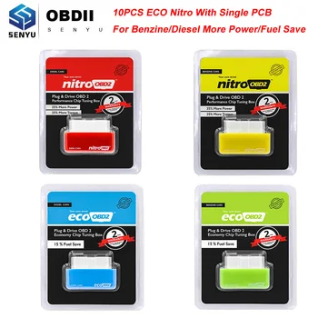 10PCS Double PCB ECO Nitro obd2 for Benzine/Diesel Cars obd2 ECU Programmer Scanner Tool Nitro for More Power Torque Fuel Save
10PCS Double PCB ECO Nitro obd2 for Benzine/Diesel Cars obd2 ECU Programmer Scanner Tool Nitro for More Power Torque Fuel Save