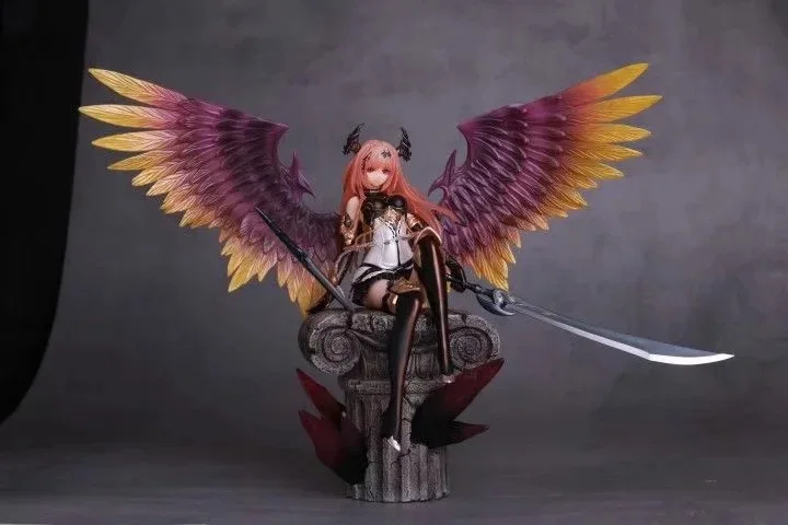 Аниме игра Rage of Bahamut Темный ангел Оливия статуя ПВХ фигурка модель игрушки |