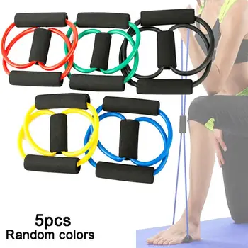 5pcs Pull Ropes Exercise Elastic Band Training Ropes Resistance Straps Workout Ropes Exercise Straps For Stretching Random Color
5pcs Pull Ropes Exercise Elastic Band Training Ropes Resistance Straps Workout Ropes Exercise Straps For Stretching Random Color