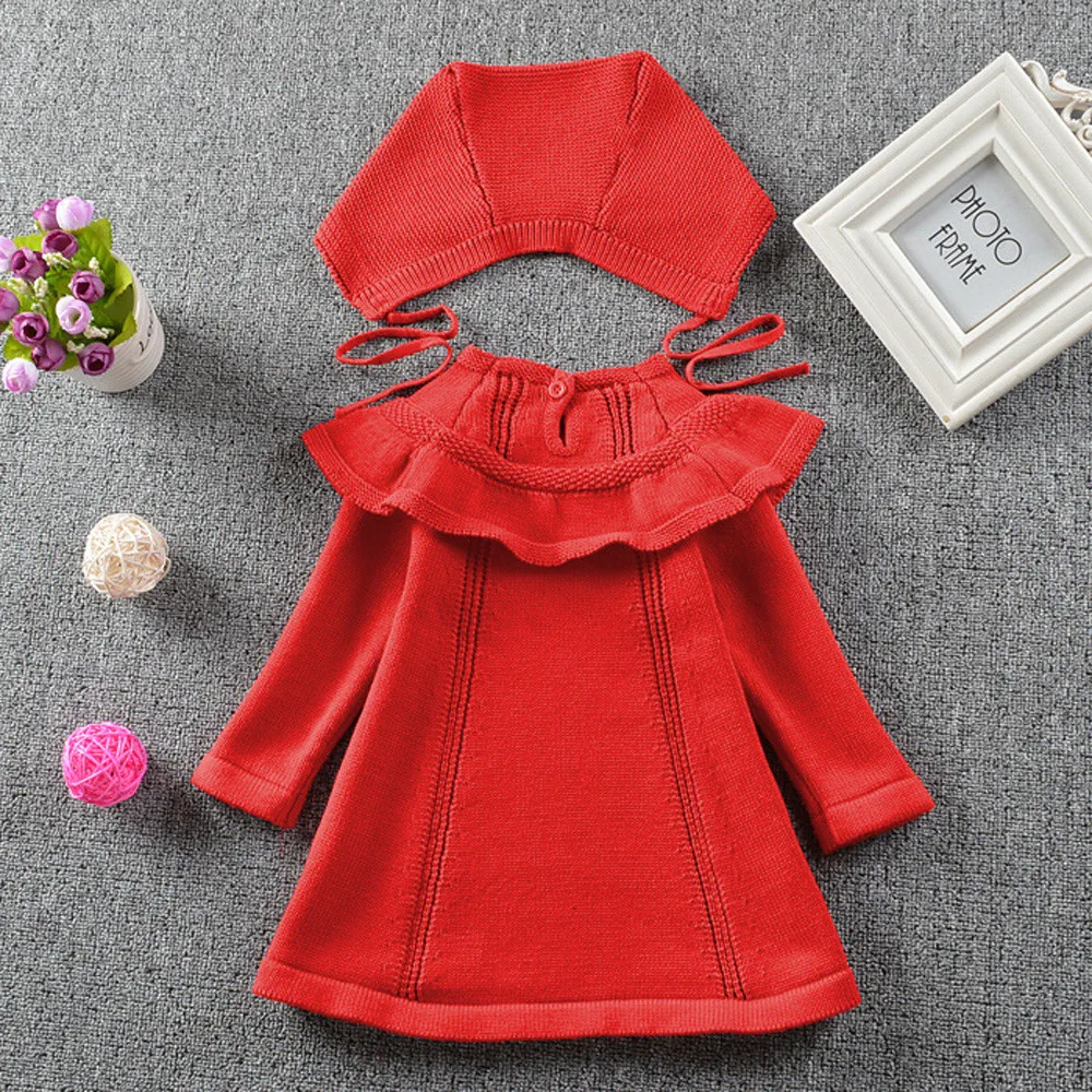 Girl long sleeve ruffled knit dress white/red kids clothes girls winter autumn girl clothes set toddler girl clothes 2019
Girl long sleeve ruffled knit dress white/red kids clothes girls winter autumn girl clothes set toddler girl clothes 2019