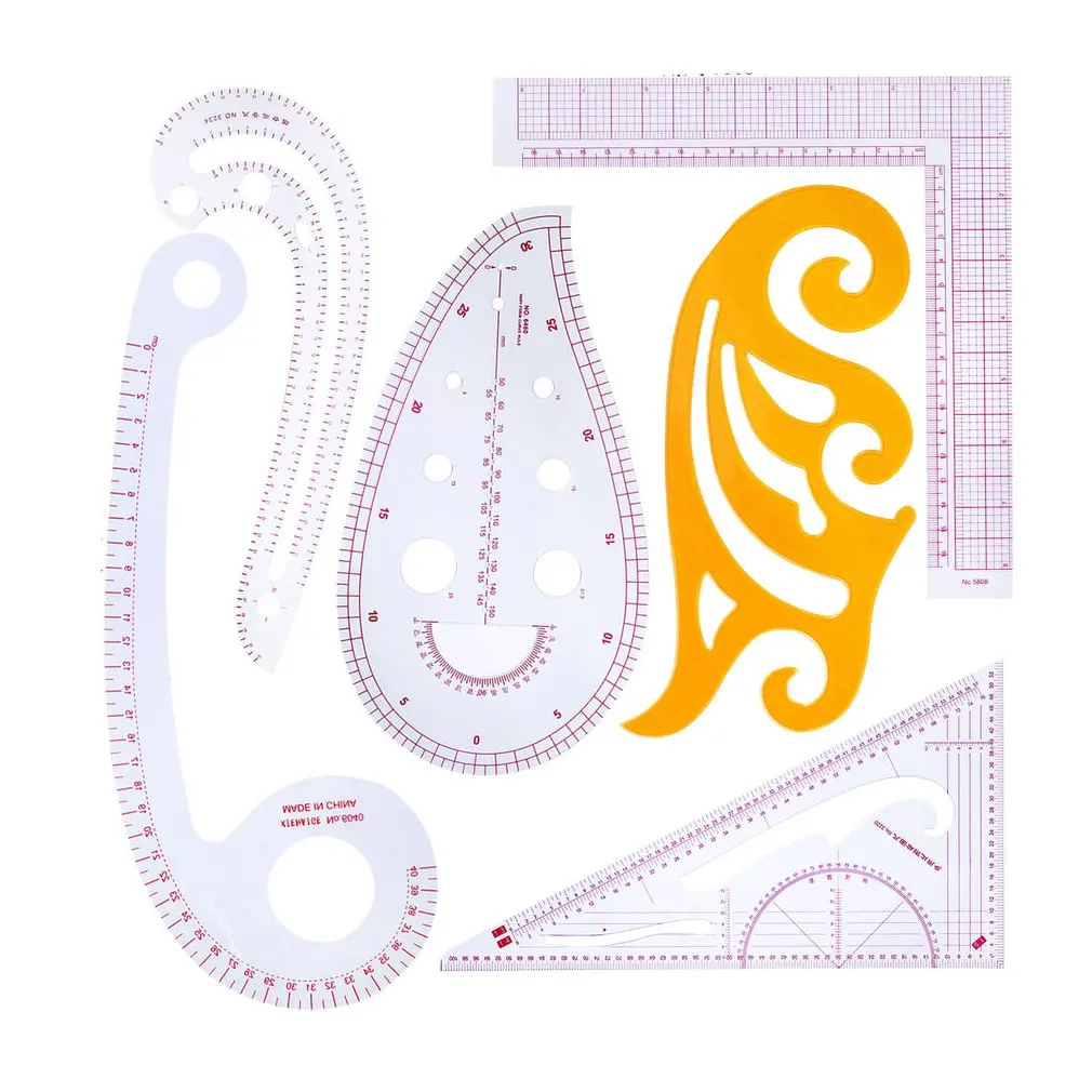 Multi-functional Common Curve Board Drawing Template Pattern Ruler Design Tool Clear Scale High Accuracy Tailor Tool
Multi-functional Common Curve Board Drawing Template Pattern Ruler Design Tool Clear Scale High Accuracy Tailor Tool