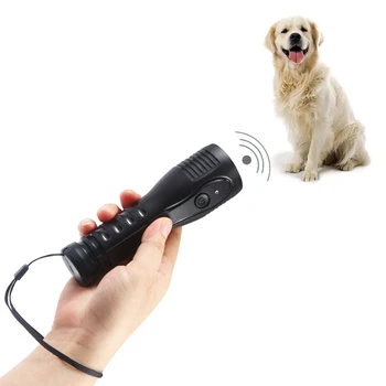 Handheld Dog Ultrasonic Trainer With Flashlight Function Multifunctional Dog Repellent Device Dog Training Device
Handheld Dog Ultrasonic Trainer With Flashlight Function Multifunctional Dog Repellent Device Dog Training Device