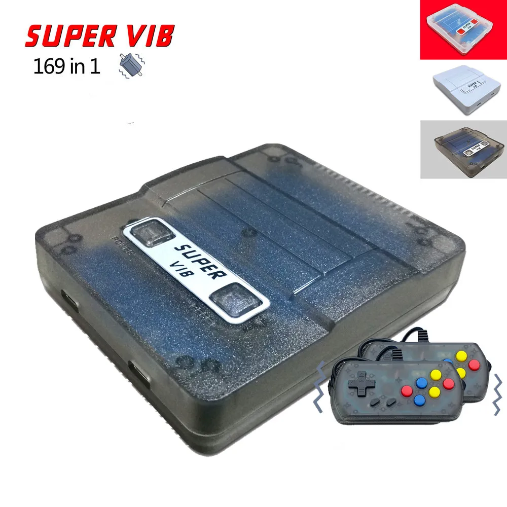 Vibration Super VIB TV Game console 8 Bit Retro Video Game Console Built-In 30 vibration Games+139 games Handheld Gaming Player
Vibration Super VIB TV Game console 8 Bit Retro Video Game Console Built-In 30 vibration Games+139 games Handheld Gaming Player