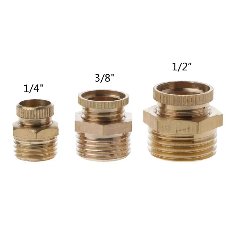 

PT1/4\" 3/8\" 1/2 Brass Male Thread Air Compressor Water Drain Valve Replacement G8TB