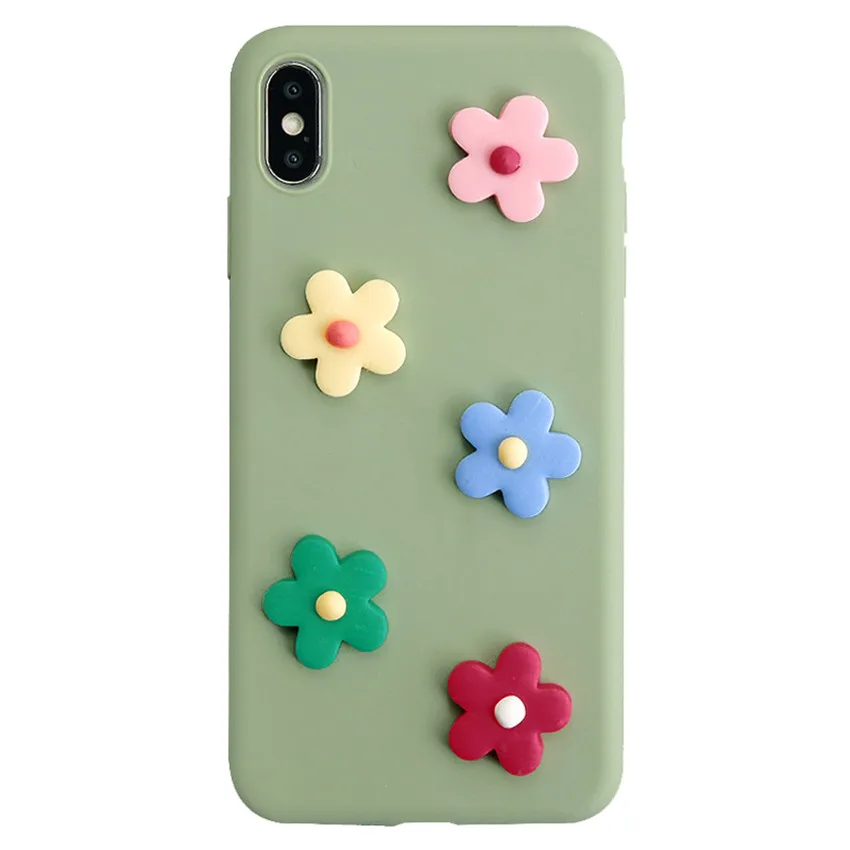B11 with new pendant silicon cover for iphone11pro soft case with lovelty flowers