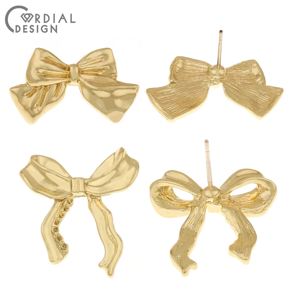 Cordial Design 50Pcs Jewelry Accessories/Earrings Stud/Bowknot Shape/Hand Made/DIY Making/Jewelry Findings & Components
Cordial Design 50Pcs Jewelry Accessories/Earrings Stud/Bowknot Shape/Hand Made/DIY Making/Jewelry Findings & Components