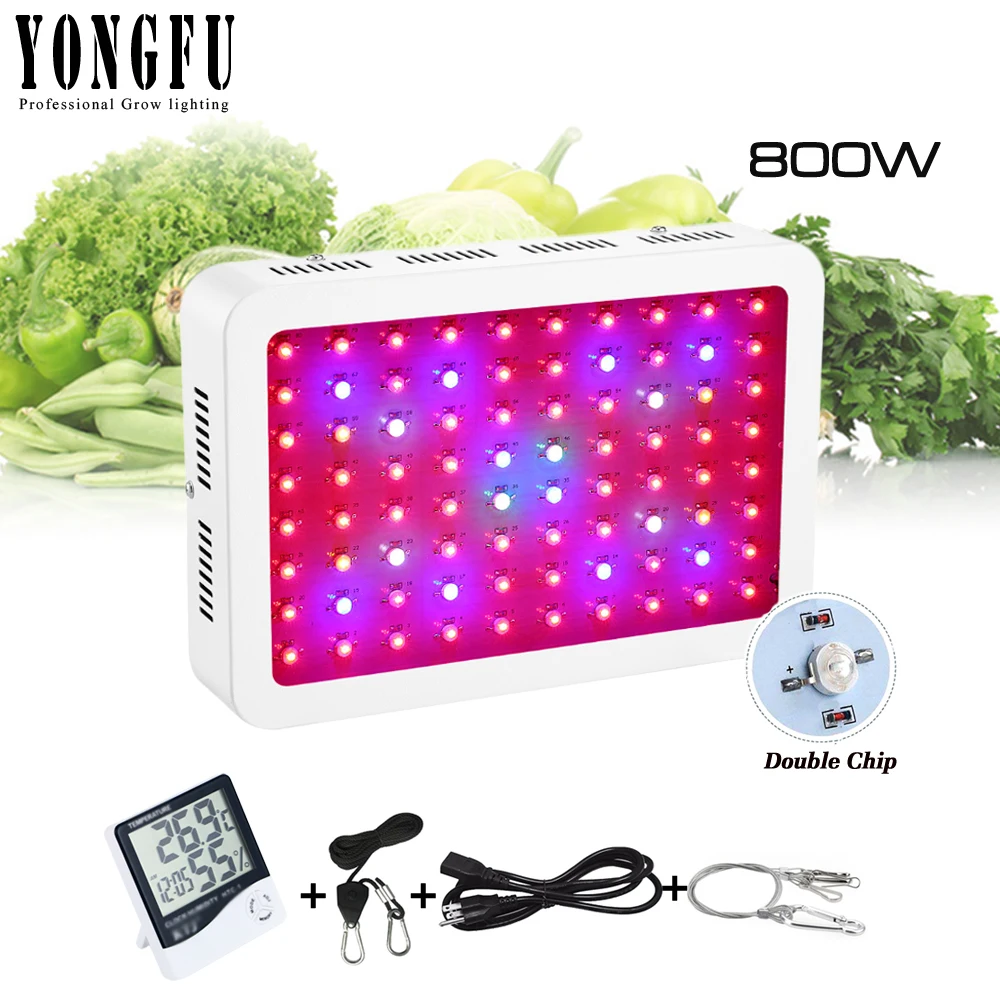 800W Double Chip Plant Light indoor greenhouse planting Full Spectrum LED Grow Light For Hydroponic Planting Tent planting
800W Double Chip Plant Light indoor greenhouse planting Full Spectrum LED Grow Light For Hydroponic Planting Tent planting