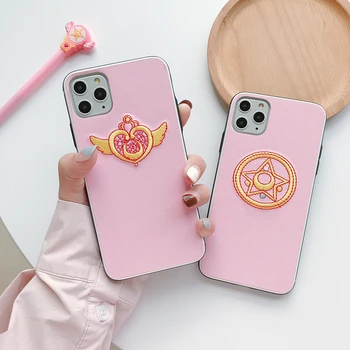 Japan Cartoon Cardcaptor Sakura Magic Wand Case For Iphone 6 6S 7 8 Plus XS MAX XR embroidering Pink girl Soft shell Cover Capa
Japan Cartoon Cardcaptor Sakura Magic Wand Case For Iphone 6 6S 7 8 Plus XS MAX XR embroidering Pink girl Soft shell Cover Capa