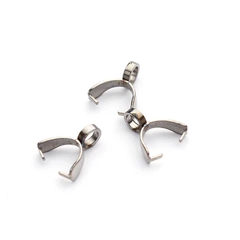 20pcs 8.5x7.5mm Silver Tone 316L Stainless Steel Pendant Clips & Pendant Bails Connectors Charms Beads Jewely Parts Accessories
20pcs 8.5x7.5mm Silver Tone 316L Stainless Steel Pendant Clips & Pendant Bails Connectors Charms Beads Jewely Parts Accessories