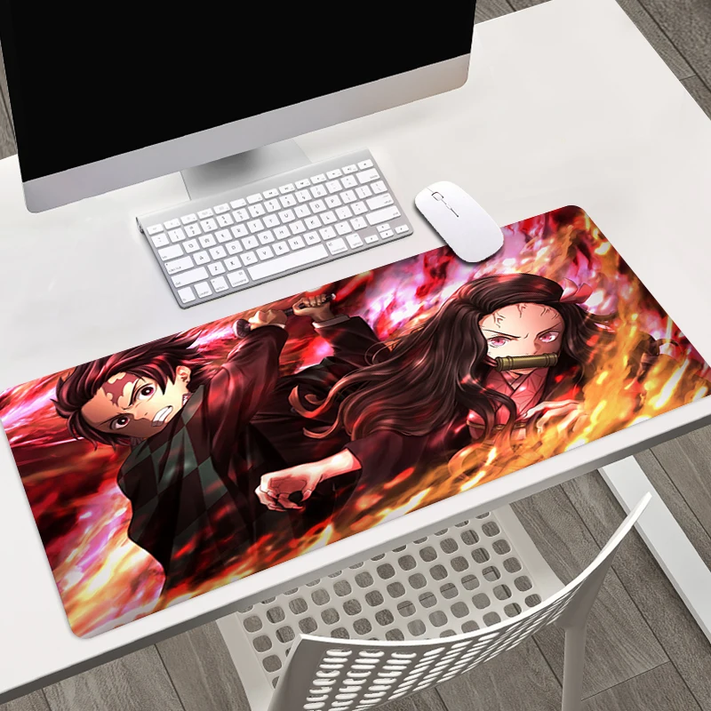 Anime Demon Slayer Mousepad Gaming Mouse Pad Carpet Gamer Mat Computer Desk Padmouse Keyboard Kamado Nezuko Locrkand manga mat 
Anime Demon Slayer Mousepad Gaming Mouse Pad Carpet Gamer Mat Computer Desk Padmouse Keyboard Kamado Nezuko Locrkand manga mat