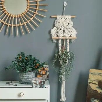 Plant Hangers Indoor Wall Hanging Planter Basket Decorative Flower Pot Holder For Indoor Outdoor Home Decor Hanging Planter M 
Plant Hangers Indoor Wall Hanging Planter Basket Decorative Flower Pot Holder For Indoor Outdoor Home Decor Hanging Planter M
