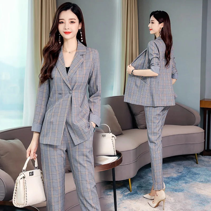 2019 Spring And Autumn New Style WOMEN'S Dress-Style Elegant Small Suit Set Pants Western Style Slimming Occupational Dandyism T
2019 Spring And Autumn New Style WOMEN'S Dress-Style Elegant Small Suit Set Pants Western Style Slimming Occupational Dandyism T