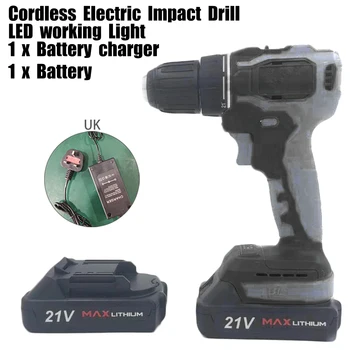 2020 Hot 21V 80-150Nm Brushless Cordless Electric Impact Drill LED Power Tools W/ Battery Brand New And High Quality
2020 Hot 21V 80-150Nm Brushless Cordless Electric Impact Drill LED Power Tools W/ Battery Brand New And High Quality