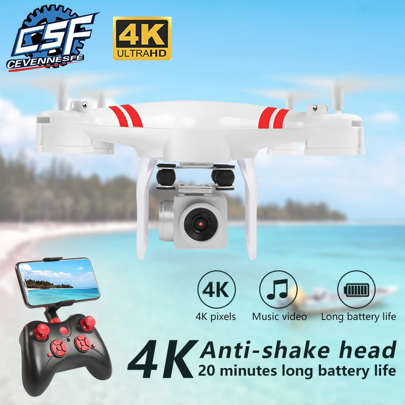 

2020 Rc Drone 4k camera HD Wifi transmission FPV UAV RC Quadcopter Drones height four axis aircraft remote control helicopter