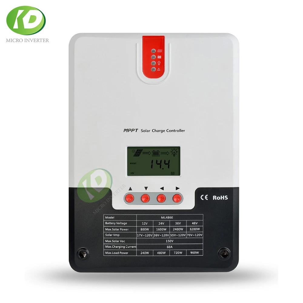 MPPT 30A Solar Charge Controller LCD Screen Solar Regulator Solar System Controller for 12/24/36/48V Battery Voltage
MPPT 30A Solar Charge Controller LCD Screen Solar Regulator Solar System Controller for 12/24/36/48V Battery Voltage