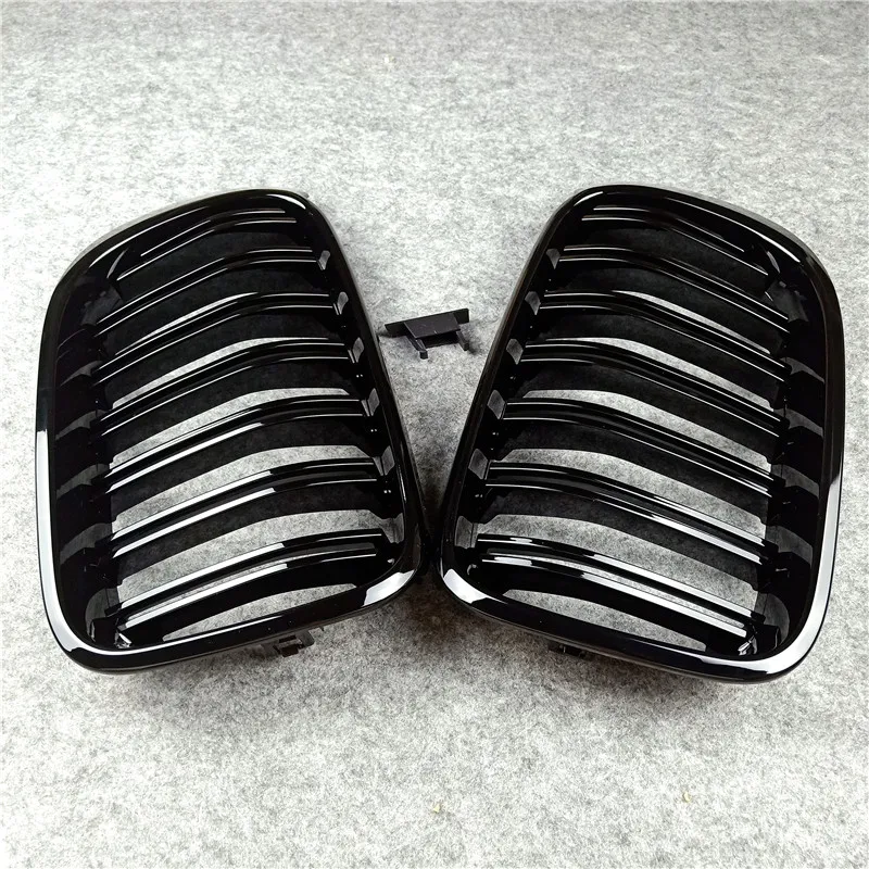 One Pair ABS 2014-2018 Glossy Black X4 X3 Car Front Gril For BMW X3 F25, X4 F26 Dual Slats Front Bumper Kidney Grille
One Pair ABS 2014-2018 Glossy Black X4 X3 Car Front Gril For BMW X3 F25, X4 F26 Dual Slats Front Bumper Kidney Grille