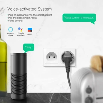 Smart Home Life Socket EU Plug Power Plug WiFi Socket Switch Outlet Timer Voice Control for Amazon Google APP Control Adapter
Smart Home Life Socket EU Plug Power Plug WiFi Socket Switch Outlet Timer Voice Control for Amazon Google APP Control Adapter