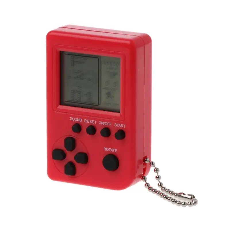 Tetris Mini Handheld Child Video Game Console Capsule Toy Built-in 26 Games Use for Key Chain Ring Gift Random Color
Tetris Mini Handheld Child Video Game Console Capsule Toy Built-in 26 Games Use for Key Chain Ring Gift Random Color
