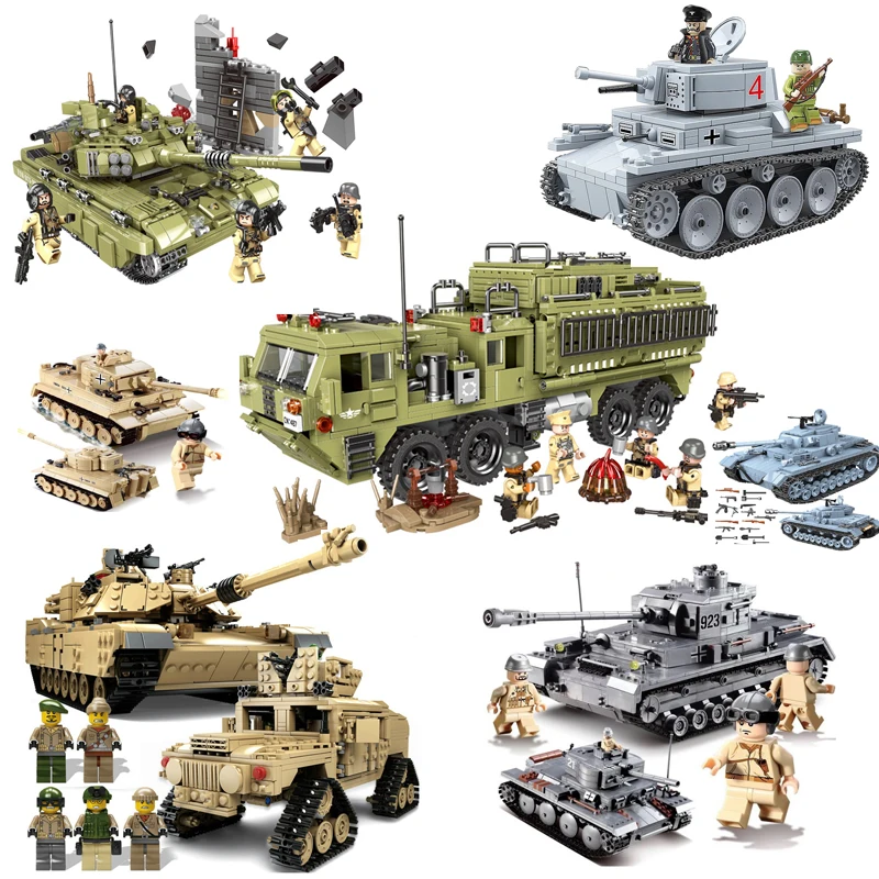 Military Panther Tank Building Blocks Technic City WW2 Tank Soldier Weapon Army Figures Compatible Bricks Toys for Children
Military Panther Tank Building Blocks Technic City WW2 Tank Soldier Weapon Army Figures Compatible Bricks Toys for Children