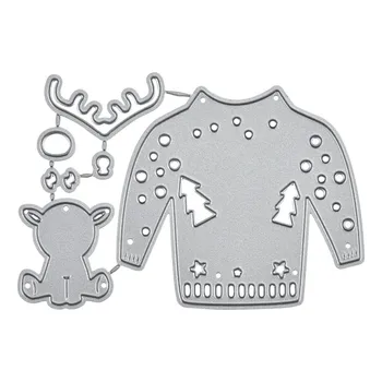 YaMinSanNiO Christmas Dies Deer Sweater Metal Cutting Dies 2019 for Card Making Scrapbooking Embossing Cuts Stencil Craft Dies
YaMinSanNiO Christmas Dies Deer Sweater Metal Cutting Dies 2019 for Card Making Scrapbooking Embossing Cuts Stencil Craft Dies