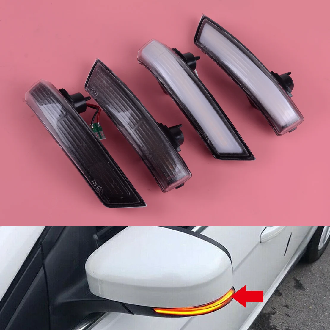 DWCX 2pcs Car Side Wing Rear View Mirror LED Dynamic Turn Signal Light Fit For Ford Focus MK3 MK3.5 2011-2015 2016 2017 2018
DWCX 2pcs Car Side Wing Rear View Mirror LED Dynamic Turn Signal Light Fit For Ford Focus MK3 MK3.5 2011-2015 2016 2017 2018