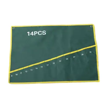 Toolbox Wrench Tool Bag Pockets Canvas Portable Durable Practical Green 14 Grid Oxford Cloth Hardware Hydropower Handbag
Toolbox Wrench Tool Bag Pockets Canvas Portable Durable Practical Green 14 Grid Oxford Cloth Hardware Hydropower Handbag