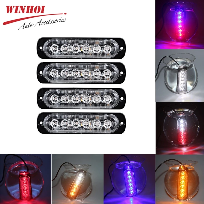 6LED 18W Car Truck Emergency Side strobe marker lights Beacon Warning Hazard Flash Strobe Light Waterproof Caution Parking Light
6LED 18W Car Truck Emergency Side strobe marker lights Beacon Warning Hazard Flash Strobe Light Waterproof Caution Parking Light