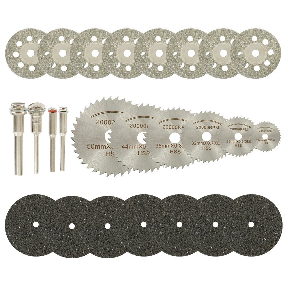 32pcs Cutting Tool Saw Blades for Power Tool Circular Saw Blade for Wood Cutting Dics Dremel Cutter Circular Mini Saw Blade
32pcs Cutting Tool Saw Blades for Power Tool Circular Saw Blade for Wood Cutting Dics Dremel Cutter Circular Mini Saw Blade