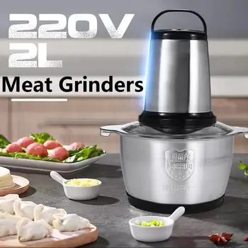250W 2L Stainless Steel Electric Automatic Multifunctional household electric meat grinder Household Mincer Food Chopper
250W 2L Stainless Steel Electric Automatic Multifunctional household electric meat grinder Household Mincer Food Chopper