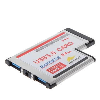 2 Dual Port USB 3.0 HUB Express Card ExpressCard Hidden 54mm Adapter for Laptop K9FC
2 Dual Port USB 3.0 HUB Express Card ExpressCard Hidden 54mm Adapter for Laptop K9FC