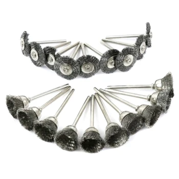 Stainless Steel Wire Brush Set for Dremel Rotary Tool Die Grinder Flat Wheel Cup
Stainless Steel Wire Brush Set for Dremel Rotary Tool Die Grinder Flat Wheel Cup
