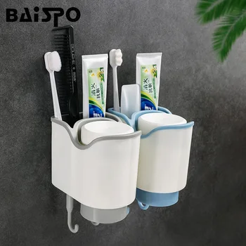 BAISPO Inverted Magnetic Adsorption Toothbrush Holder Wall Mounted Storage Rack For Toilet Portable Bathroom Accessories Sets
BAISPO Inverted Magnetic Adsorption Toothbrush Holder Wall Mounted Storage Rack For Toilet Portable Bathroom Accessories Sets