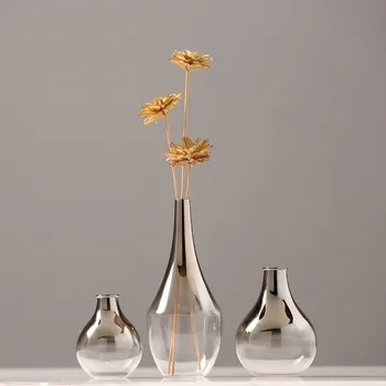 Nordic flower glass vase creative silver gradient dry inlay desktop glass container ornament plant frame WY
Nordic flower glass vase creative silver gradient dry inlay desktop glass container ornament plant frame WY
