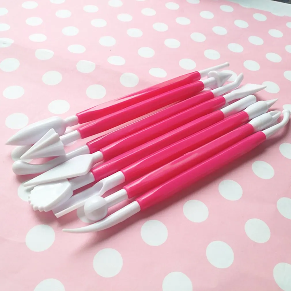 8 pcs/set Double-Ended Fondant Modeling Tools Sugar Shapers Sculpture Texturing DIY Tool for Biscuit Cake Decoration Clay Tools
8 pcs/set Double-Ended Fondant Modeling Tools Sugar Shapers Sculpture Texturing DIY Tool for Biscuit Cake Decoration Clay Tools