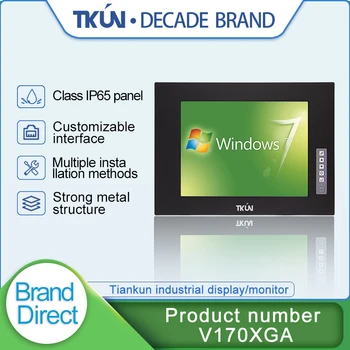 17 inch industrial grade embedded touch display, High precision 5 wire resistive touch screen,Automation display terminal
17 inch industrial grade embedded touch display, High precision 5 wire resistive touch screen,Automation display terminal