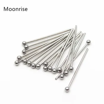 100Pcs/Lot 304 Stainless Steel Ball Head Pins Findings Jewelry Making 0.7mm 20 30 40 50mm
100Pcs/Lot 304 Stainless Steel Ball Head Pins Findings Jewelry Making 0.7mm 20 30 40 50mm