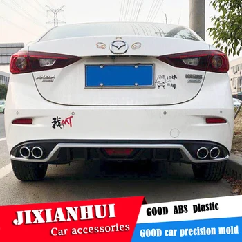 For Mazda 3 Axela Body kit spoiler 2017-2019 For Axela AKC ABS Rear lip rear spoiler front Bumper Diffuser Bumpers Protector 
For Mazda 3 Axela Body kit spoiler 2017-2019 For Axela AKC ABS Rear lip rear spoiler front Bumper Diffuser Bumpers Protector
