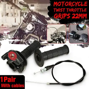 7/8inch 22mm Motorcycle Rubber Twist Throttle Handlebar Grips with Cable Motorcycle For Cycling
7/8inch 22mm Motorcycle Rubber Twist Throttle Handlebar Grips with Cable Motorcycle For Cycling