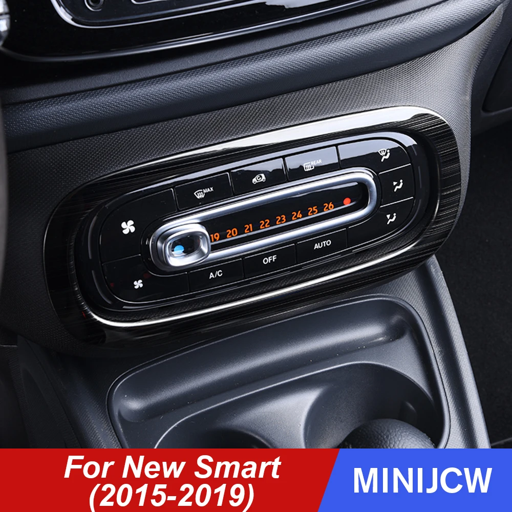 Car Air Condition Frame Cover Sticker Console Center Control Carbon Fiber Shell For New Smart 453 fortwo forfour Accessories
Car Air Condition Frame Cover Sticker Console Center Control Carbon Fiber Shell For New Smart 453 fortwo forfour Accessories