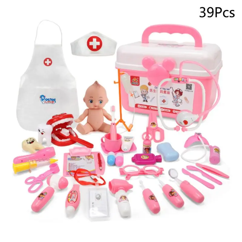 1Set Simulated Doctor Costume Pretend Role Play Medical Dentist Toys Carrying Case Dress-Up Game with Electronic
1Set Simulated Doctor Costume Pretend Role Play Medical Dentist Toys Carrying Case Dress-Up Game with Electronic