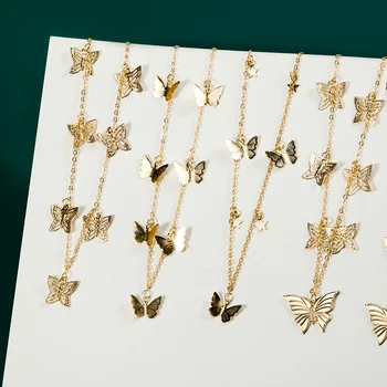 Bohemian Butterfly Choker necklace Women Gold Silver Color Acrylic Cutout Clavicle Necklaces for Women 2020 Fashion Jewelry New
Bohemian Butterfly Choker necklace Women Gold Silver Color Acrylic Cutout Clavicle Necklaces for Women 2020 Fashion Jewelry New