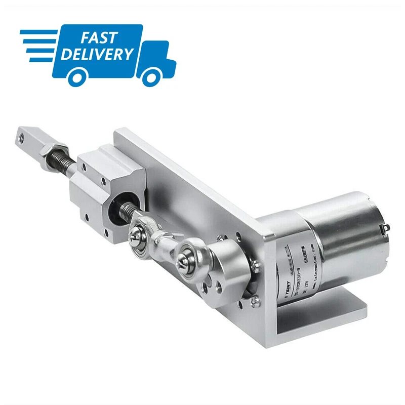 Fast Shipping DIY Design Reciprocating Cycle Linear Actuator with DC Gear Motor 12V 24V Stroke 12/16/20mm Adjustable 5~1000Rpm
Fast Shipping DIY Design Reciprocating Cycle Linear Actuator with DC Gear Motor 12V 24V Stroke 12/16/20mm Adjustable 5~1000Rpm