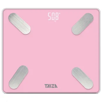 TAIZA Smart USB Recharging Bluetooth Fat Scale LED Display Body Scale Smart Control Fat Measuring Digital Scale
TAIZA Smart USB Recharging Bluetooth Fat Scale LED Display Body Scale Smart Control Fat Measuring Digital Scale